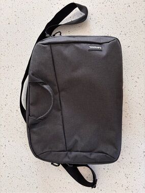 Lenovo Dark Gray Slim Laptop Shoulder Bag for Men